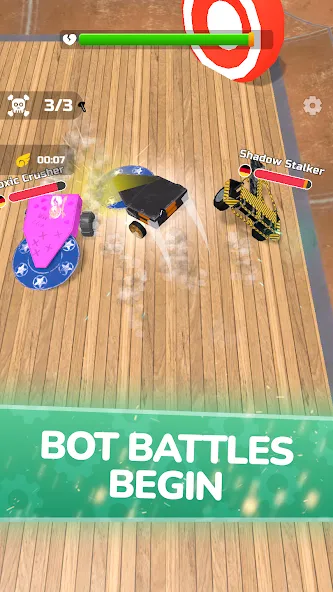 Scrap Robot Fighting взломанный APK — Много металлолома и мощное оружие — скриншот 4