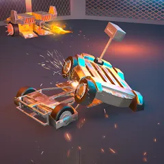 Scrap Robot Fighting взломанный APK — Много металлолома и мощное оружие