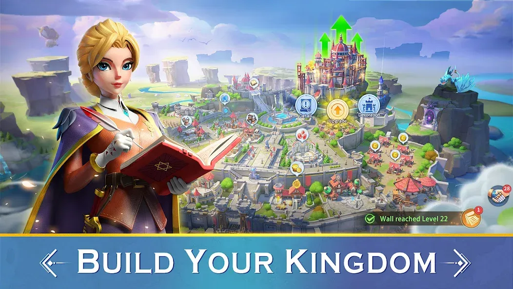 Скачать Infinity Kingdom — Безлимитные ресурсы и ускоренное строительство — скриншот 2