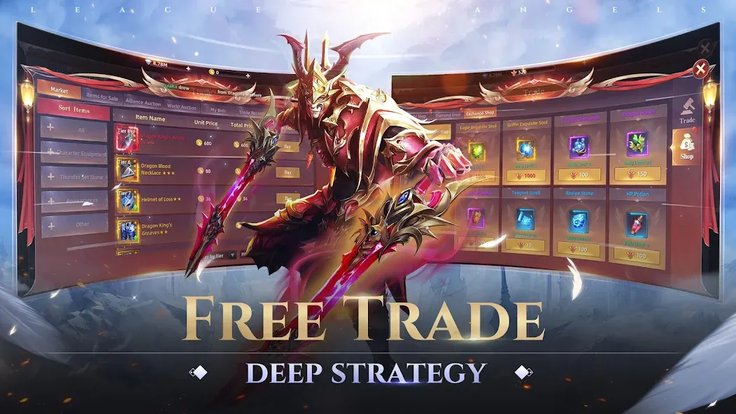 Мод League of Angels: Chaos — Безлимитные деньги и алмазы, скачать APK — скриншот 4 Мод League of Angels: Chaos — Безлимитные деньги и алмазы, скачать APK — скриншот 4
