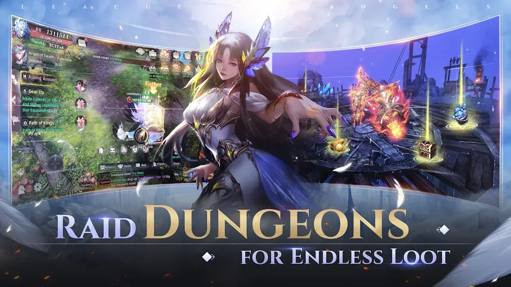 Мод League of Angels: Chaos — Безлимитные деньги и алмазы, скачать APK — скриншот 5 Мод League of Angels: Chaos — Безлимитные деньги и алмазы, скачать APK — скриншот 5