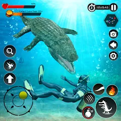 Скачать Hungry Animal Crocodile Games бесплатно — Без рекламы и бесконечная энергия