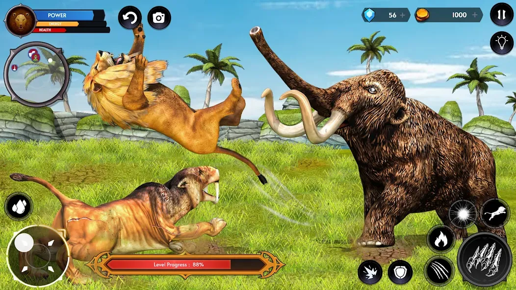 Скачать Lion Simulator Wild Lion Games последней версии — Безлимитные деньги и мощный лев — скриншот 5 Скачать Lion Simulator Wild Lion Games последней версии — Безлимитные деньги и мощный лев — скриншот 5