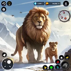 Скачать Lion Simulator Wild Lion Games последней версии — Безлимитные деньги и мощный лев