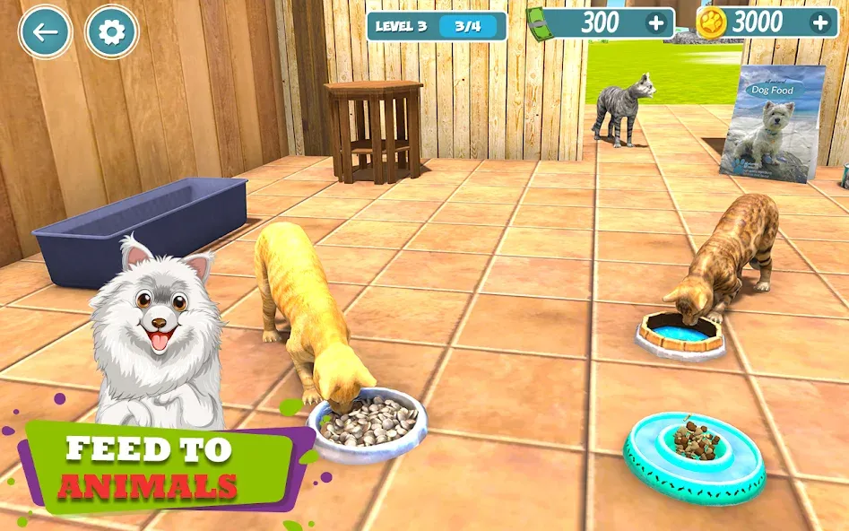 My Pet Animal Shelter World взлом на Андроид — Безлимитные монеты и все питомцы открыты — скриншот 4 My Pet Animal Shelter World взлом на Андроид — Безлимитные монеты и все питомцы открыты — скриншот 4