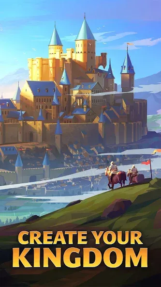 Kingdom Maker (Мод: Безлимитные ресурсы и ускоренное строительство) — скачать на Андроид — скриншот 1