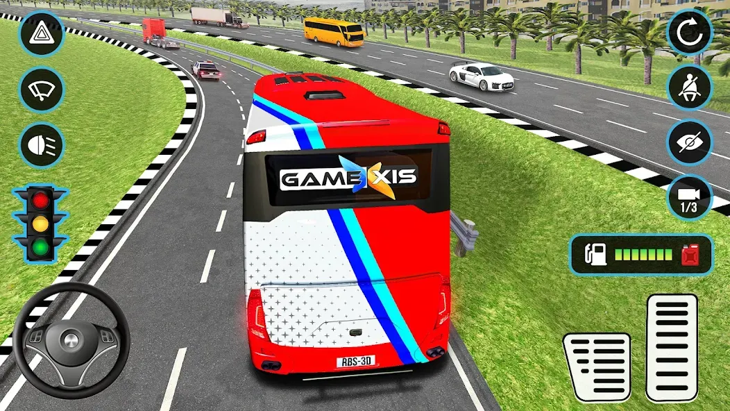 Скачать Real Bus Simulator: WW BusTour бесплатно — Безлимитные деньги и топливо — скриншот 1