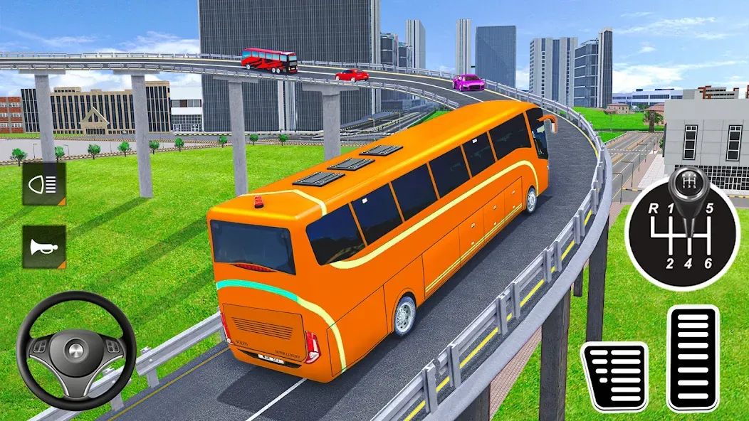 Скачать Real Bus Simulator: WW BusTour бесплатно — Безлимитные деньги и топливо — скриншот 4