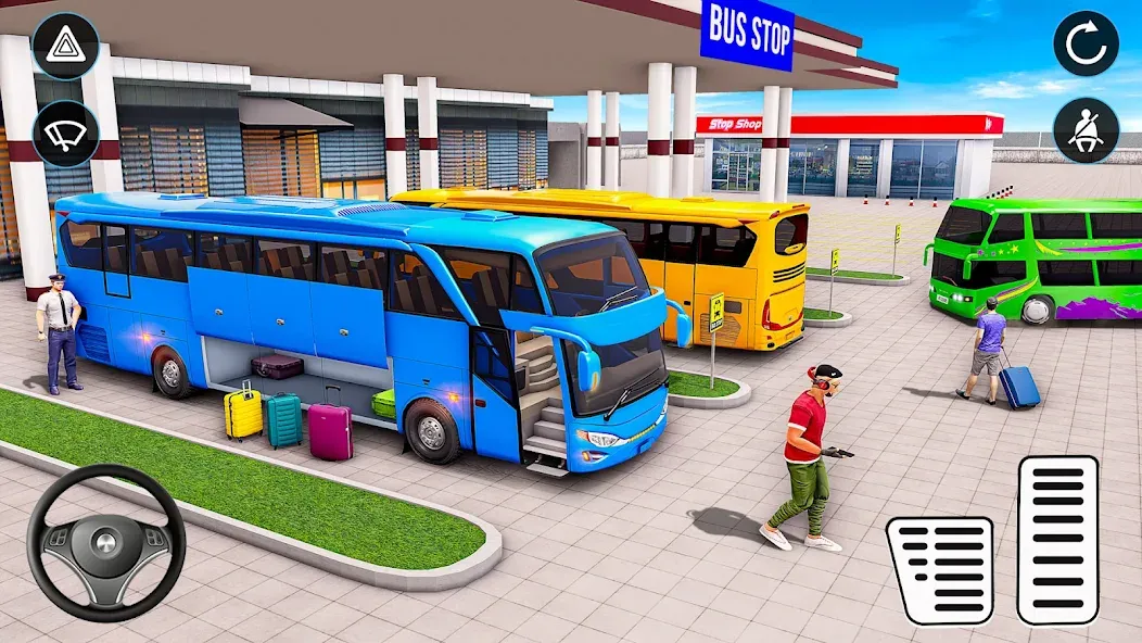Скачать Real Bus Simulator: WW BusTour бесплатно — Безлимитные деньги и топливо — скриншот 5