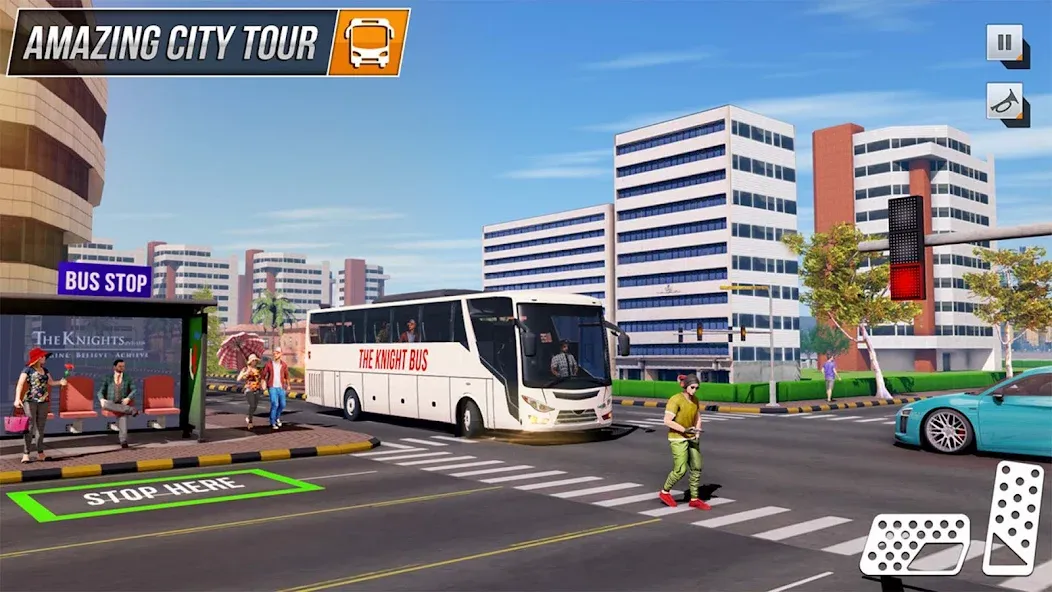 Modern Bus Simulator: Bus Game бесплатно на Андроид — мод: Безлимитные деньги и топливо — скриншот 3 Modern Bus Simulator: Bus Game бесплатно на Андроид — мод: Безлимитные деньги и топливо — скриншот 3