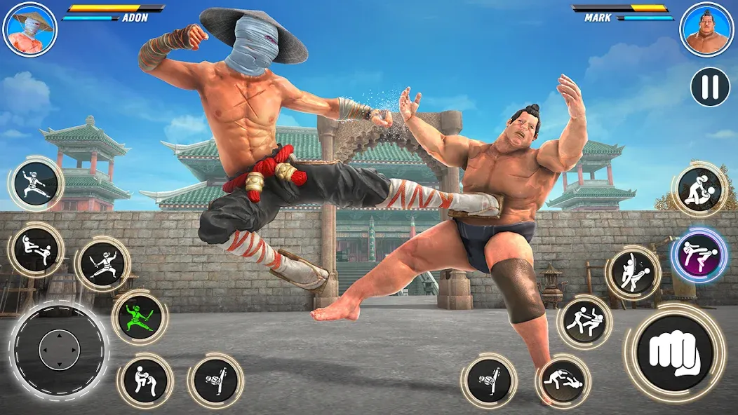 Kung Fu karate: Fighting Games — Безлимитные деньги и энергия, скачать мод APK — скриншот 4