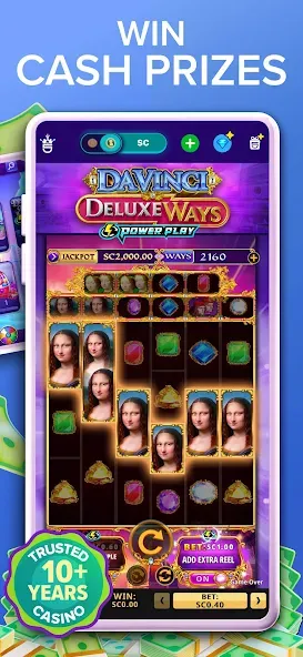 High 5 Casino: Real Slot Games на телефон — скачать мод: Безлимитные монеты и бесплатные вращения — скриншот 2