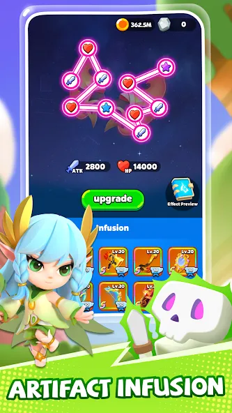 PunBall MOD APK: Безлимитные жизни и усиленный урон — скриншот 2