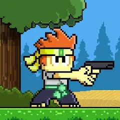 Мод Dan the Man: Action Platformer — Безлимитные монеты и усиленное оружие, скачать APK