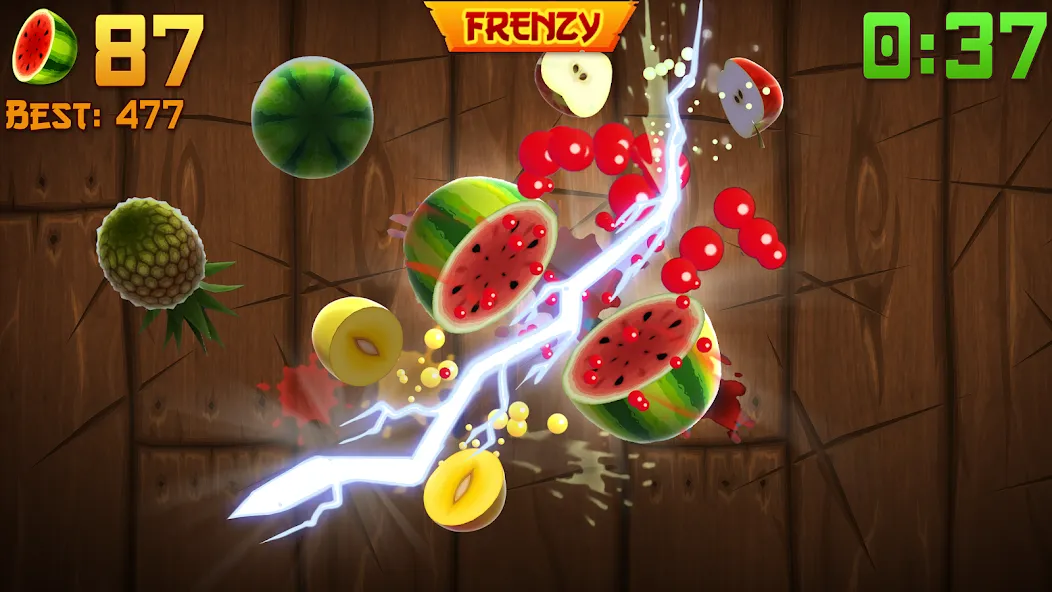 Fruit Ninja® MOD APK: Безлимитные монеты и разблокированы клинки — скриншот 1 Fruit Ninja® MOD APK: Безлимитные монеты и разблокированы клинки — скриншот 1