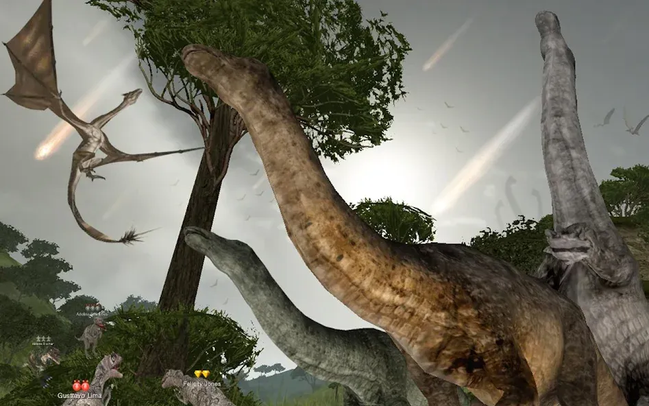 Dinos Online взлом на Андроид — Много денег и усиленные динозавры — скриншот 3