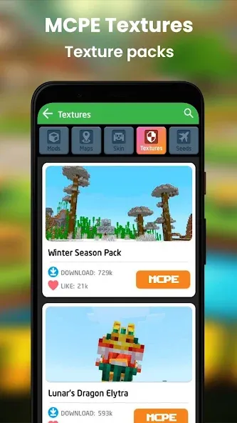 Скачать Mods for MCPE by Arata Mod APK — Каталог модов и карт — скриншот 3 Скачать Mods for MCPE by Arata Mod APK — Каталог модов и карт — скриншот 3