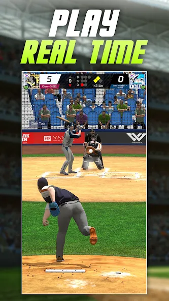 Скачать Baseball Play: Real-time PVP на Андроид с модом — Реалистичные матчи и быстрая победа — скриншот 1 Скачать Baseball Play: Real-time PVP на Андроид с модом — Реалистичные матчи и быстрая победа — скриншот 1