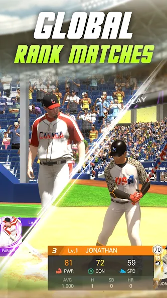 Скачать Baseball Play: Real-time PVP на Андроид с модом — Реалистичные матчи и быстрая победа — скриншот 2 Скачать Baseball Play: Real-time PVP на Андроид с модом — Реалистичные матчи и быстрая победа — скриншот 2