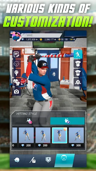 HOB Homerun Battle на телефон — скачать мод: Безлимитные деньги и сила удара — скриншот 3 HOB Homerun Battle на телефон — скачать мод: Безлимитные деньги и сила удара — скриншот 3