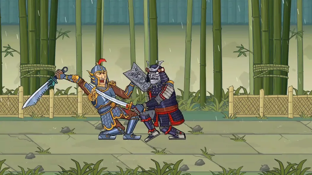 Crazy Samurai на телефон — скачать мод: Безлимитные монеты и усиленный самурай — скриншот 4 Crazy Samurai на телефон — скачать мод: Безлимитные монеты и усиленный самурай — скриншот 4