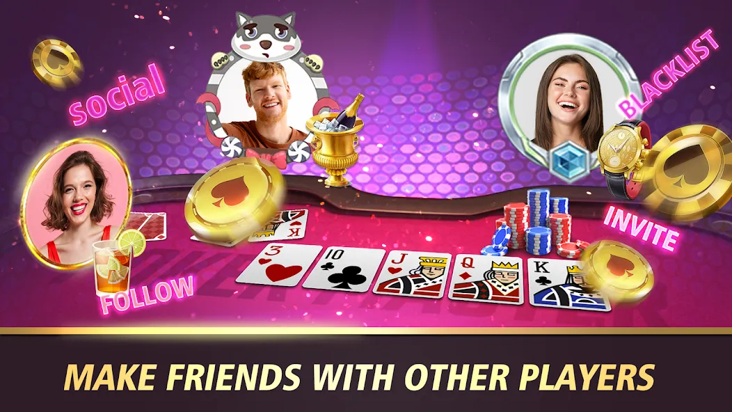 Скачать Poker Master Texas Holdem 2024 бесплатно — Безлимитные фишки и всё открыто — скриншот 1 Скачать Poker Master Texas Holdem 2024 бесплатно — Безлимитные фишки и всё открыто — скриншот 1
