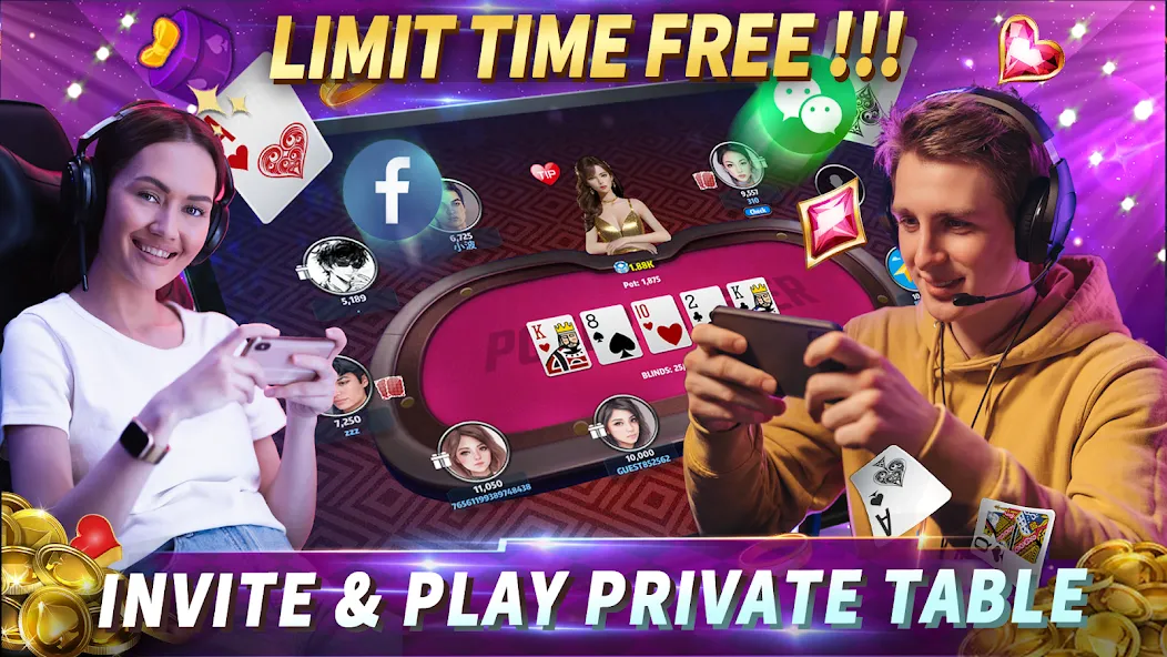 Скачать Poker Master Texas Holdem 2024 бесплатно — Безлимитные фишки и всё открыто — скриншот 4 Скачать Poker Master Texas Holdem 2024 бесплатно — Безлимитные фишки и всё открыто — скриншот 4