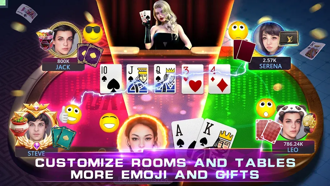 Скачать Poker Master Texas Holdem 2024 бесплатно — Безлимитные фишки и всё открыто — скриншот 5 Скачать Poker Master Texas Holdem 2024 бесплатно — Безлимитные фишки и всё открыто — скриншот 5