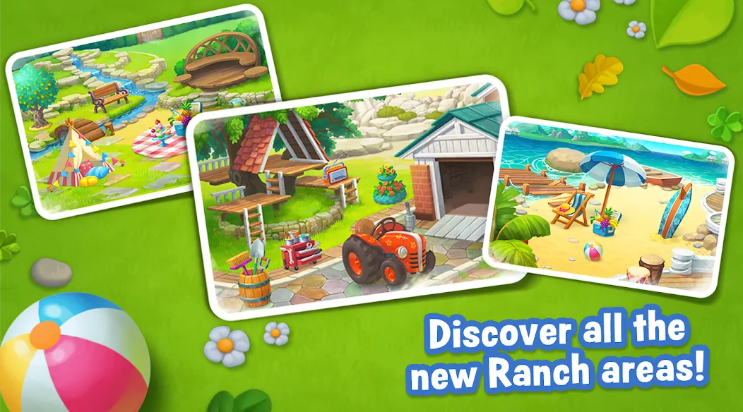Ranch Adventures: Amazing Matc — Безлимитные монеты и жизни, скачать мод APK — скриншот 2 Ranch Adventures: Amazing Matc — Безлимитные монеты и жизни, скачать мод APK — скриншот 2