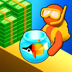 Скачать Aquarium Land - Fishbowl World бесплатно — Безлимитные деньги и редкие рыбки