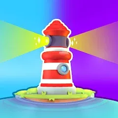 Мод Lighthouse Island — Безлимитные ресурсы и открытые уровни, скачать APK