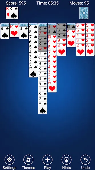 Скачать Spider Solitaire Mod APK — Без рекламы и все масти открыты — скриншот 4 Скачать Spider Solitaire Mod APK — Без рекламы и все масти открыты — скриншот 4