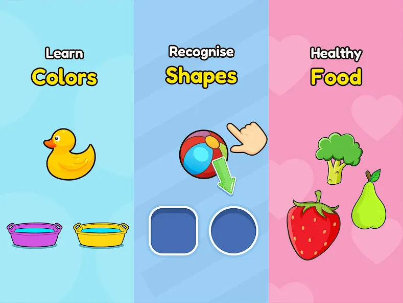 Bebi: Baby Games for 2-4y kids MOD APK скачать на Андроид — Все игры и уровни разблокированы — скриншот 1