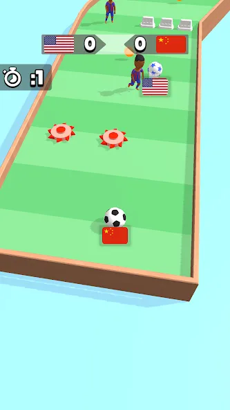 Soccer Dash взломанный APK — Безлимитные монеты и энергия — скриншот 2