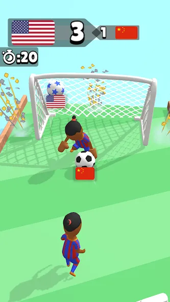 Soccer Dash взломанный APK — Безлимитные монеты и энергия — скриншот 3