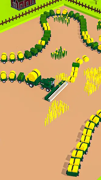 Harvest.io – 3D Farming Arcade — взломанная версия, Безлимитные ресурсы и открыты все поля — скриншот 5
