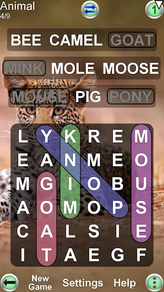 Word Search Ultimate взлом на Андроид — Без рекламы и подсказки доступны — скриншот 5