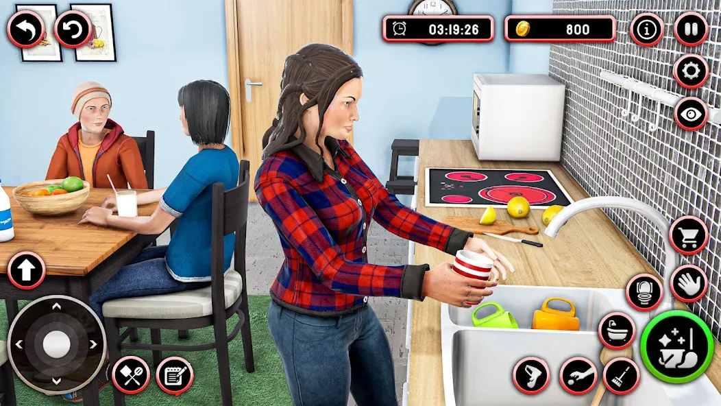 Mom Simulator & Mom Games — Безлимитные деньги и всё открыто, скачать мод APK — скриншот 1