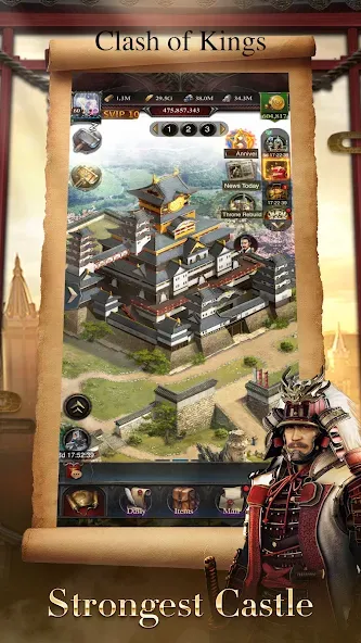 Clash of Kings бесплатно на Андроид — мод: Безлимитные ресурсы и ускоренное строительство — скриншот 3