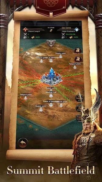 Clash of Kings бесплатно на Андроид — мод: Безлимитные ресурсы и ускоренное строительство — скриншот 4