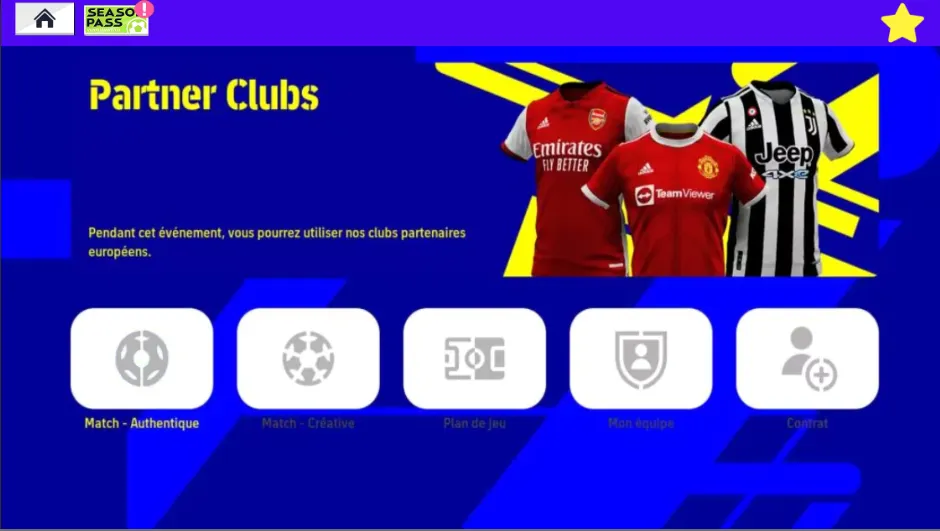 PESfOOTBALL MOBILE 2023 — скачать мод: Улучшенная графика и новые команды — скриншот 1 PESfOOTBALL MOBILE 2023 — скачать мод: Улучшенная графика и новые команды — скриншот 1