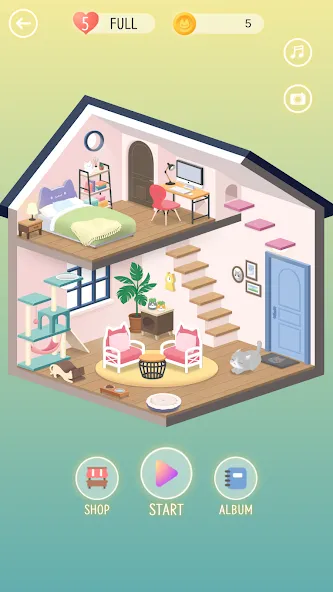 Скачать Find the differences - A Cat H Mod APK — Подсказки без перезарядки и все уровни открыты — скриншот 1
