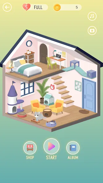 Скачать Find the differences - A Cat H Mod APK — Подсказки без перезарядки и все уровни открыты — скриншот 2