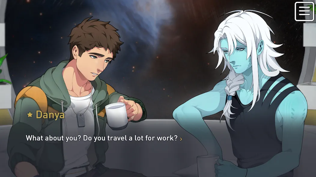 The Symbiant BL Yaoi Story взломанный APK — Открыты все сцены и выборы — скриншот 2