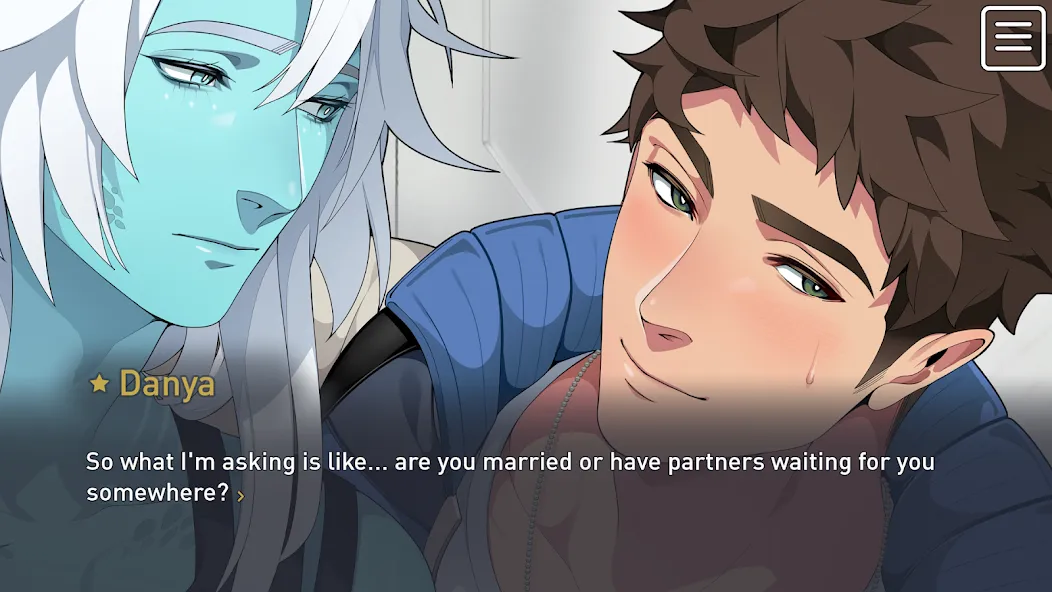 The Symbiant BL Yaoi Story взломанный APK — Открыты все сцены и выборы — скриншот 3