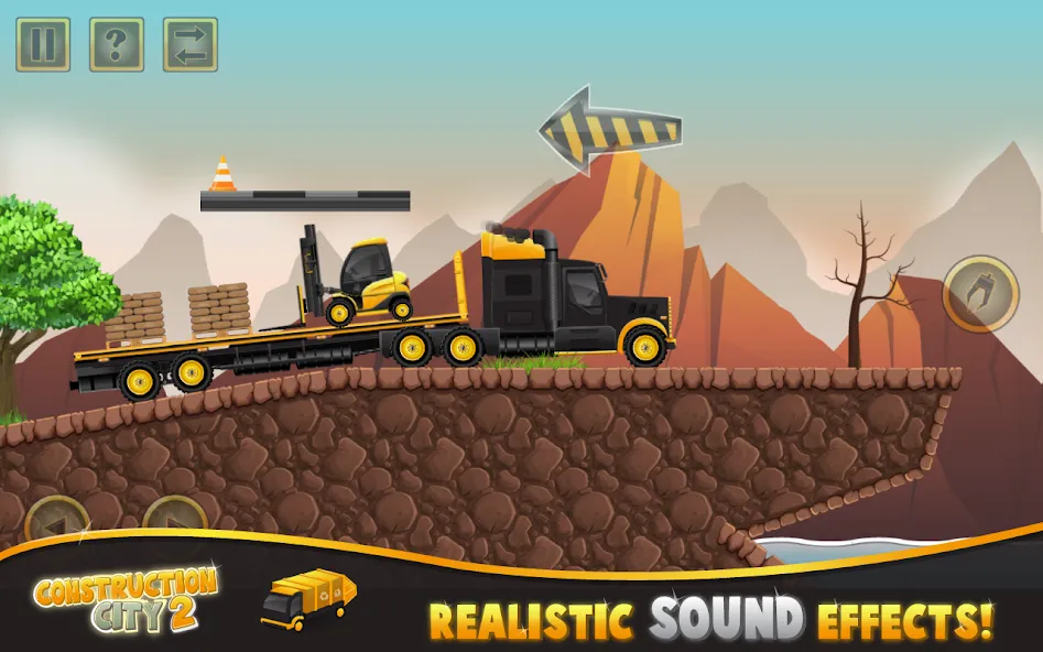 Construction City 2 мод на Андроид: Безлимитные деньги и все машины — скриншот 2