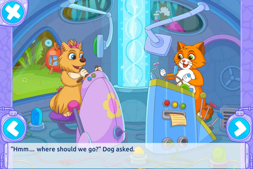 Cat & Dog Story Adventure Game бесплатно на Андроид — мод: Безлимитные деньги и открыты все уровни — скриншот 1