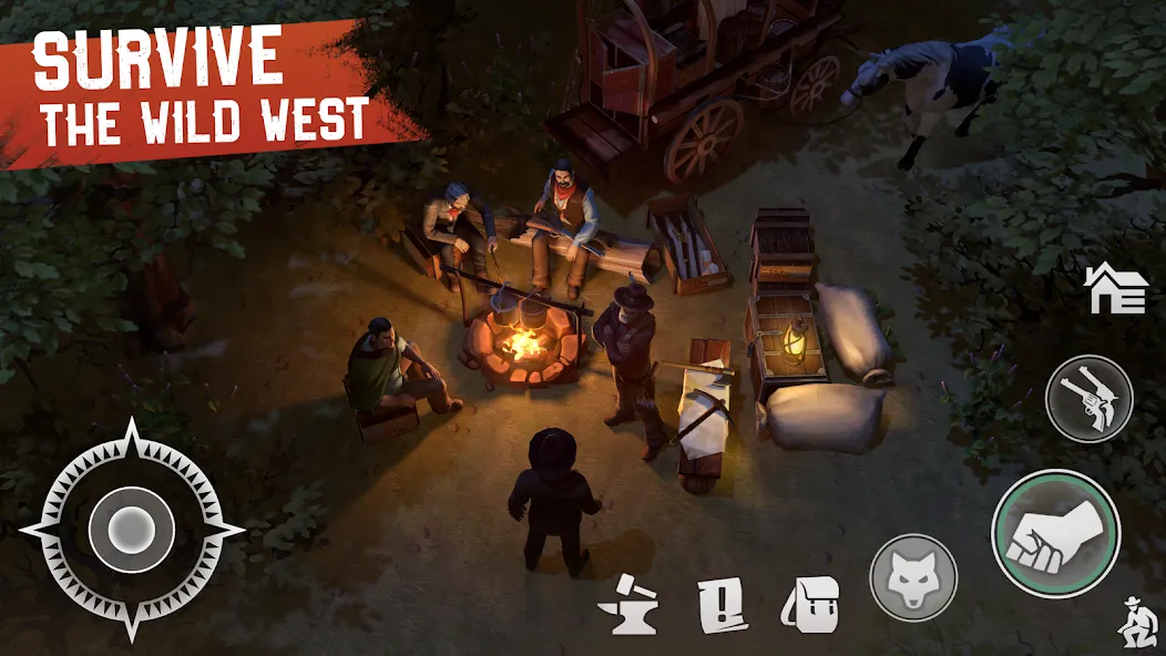 Скачать Westland Survival: Cowboy Game Mod APK — Безлимитные ресурсы и патроны — скриншот 3 Скачать Westland Survival: Cowboy Game Mod APK — Безлимитные ресурсы и патроны — скриншот 3
