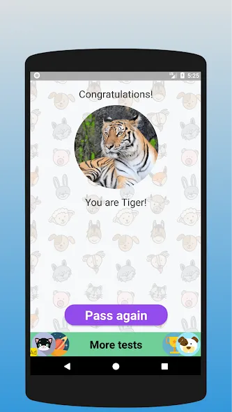 What animal are you? Test — Все животные разблокированы, скачать мод APK — скриншот 4 What animal are you? Test — Все животные разблокированы, скачать мод APK — скриншот 4