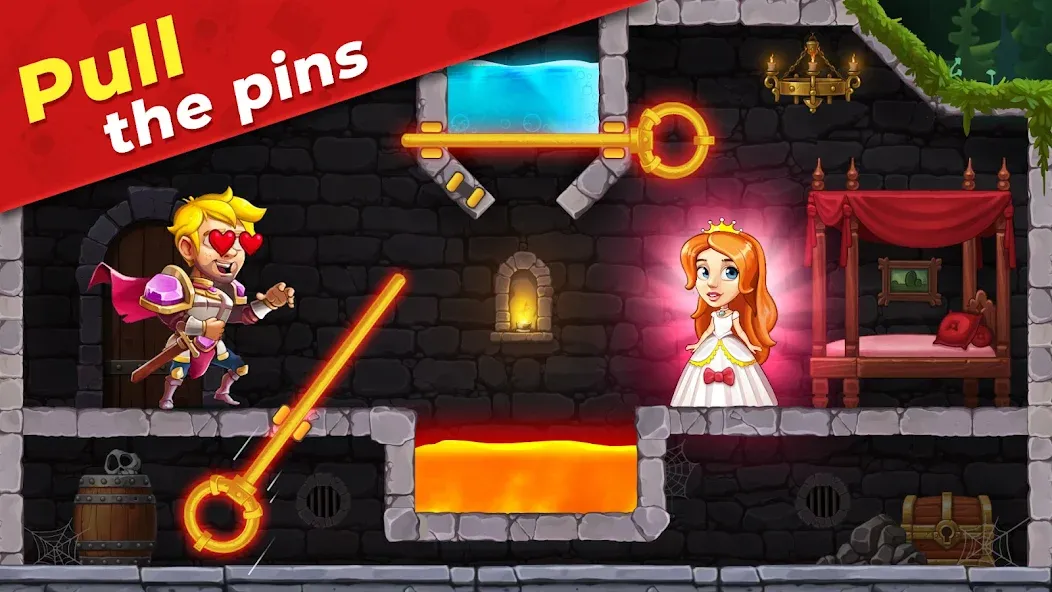 Скачать Mr. Knight: Pin Puzzles бесплатно — Безлимитные подсказки и монеты — скриншот 4 Скачать Mr. Knight: Pin Puzzles бесплатно — Безлимитные подсказки и монеты — скриншот 4